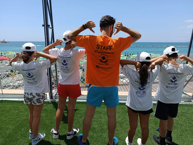 Bambini al torneo degli oratori 2023, organizzato da Fondazione Conad ETS